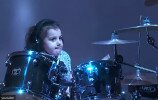 5-Year-Old Girl Stuns The Crowd By Playing Van Halen Drum Cover